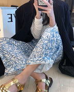 フレンチスタイル カジュアルパンツ