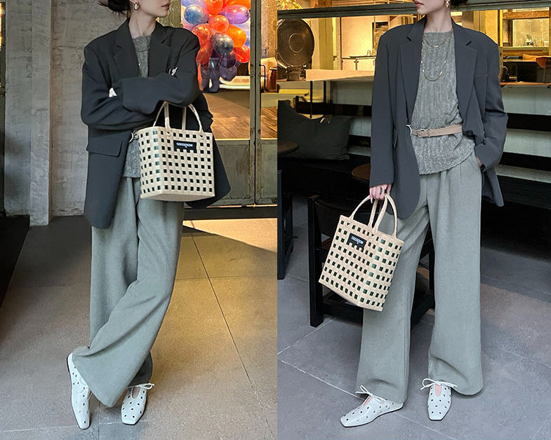 レトロリベット レースアップ シューズ〈3color〉