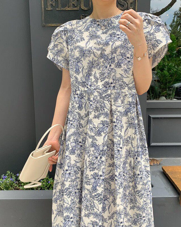 -Royal-ロイヤルフラワーワンピース