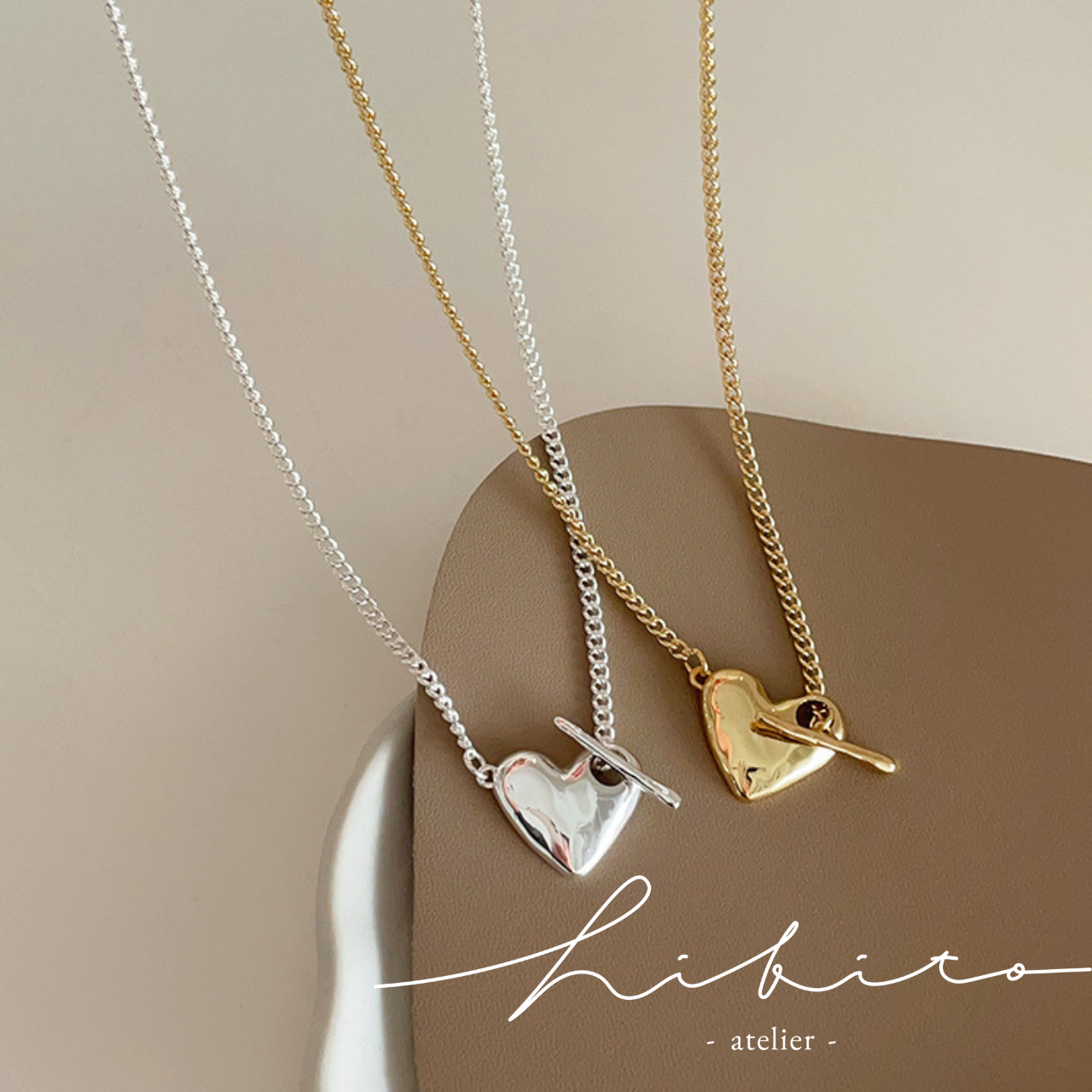 Heart Toggle Clasp necklace