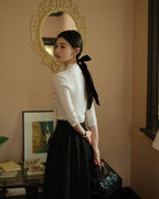 Vネック フィット トップス〈2color〉