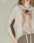 【COCOBELLA】プリントTee-MODE-