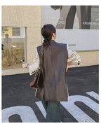 バイカラーレザージャケット