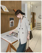 バイカラーレザージャケット