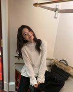 レースフレアー トップス