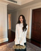 レースフレアー トップス