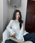 レースフレアー トップス