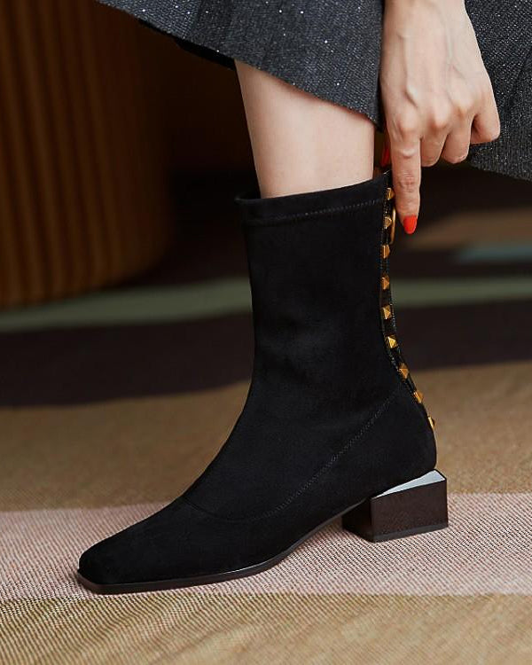 バックスタッズ ショートブーツ