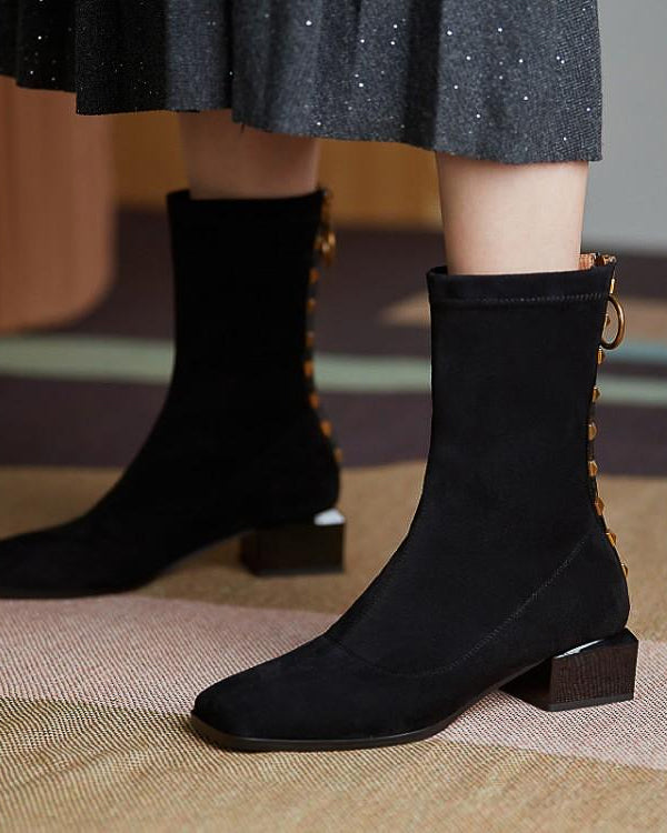 バックスタッズ ショートブーツ