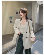 バイカラーレザージャケット