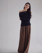 ドレープワンショル トップス