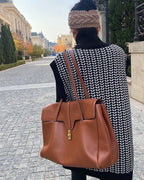 千鳥柄 タートルネックベスト