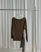 リボン付きプルオーバー〈２color〉