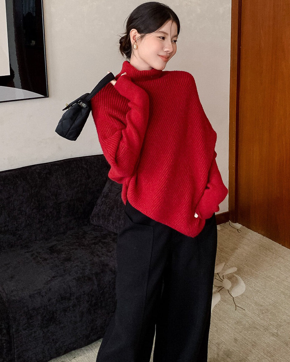 ドルマンスリーブニット〈３color〉