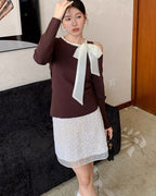 リボンフォーマルトップス