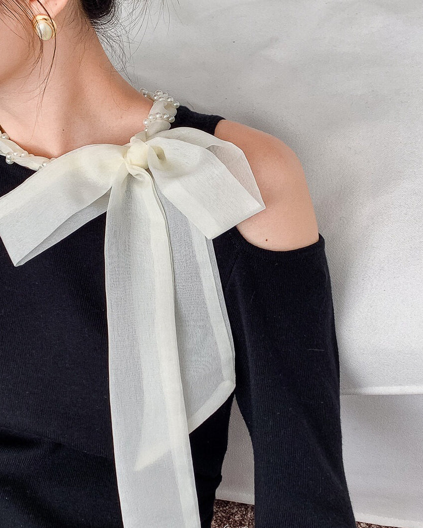 リボンフォーマルトップス