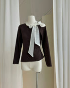 リボンフォーマルトップス