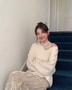 レースインナー&パールニット〈2color〉