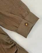 フリル&レース　Vネックブラウス〈2color〉