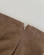 ウエストリボン ウールパンツ