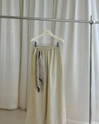 スカーフ付きフレアパンツ〈3color〉