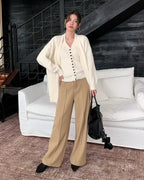 ハイウエストセンタープレスパンツ〈２color〉