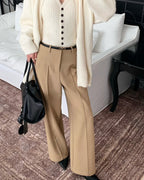 ハイウエストセンタープレスパンツ〈２color〉