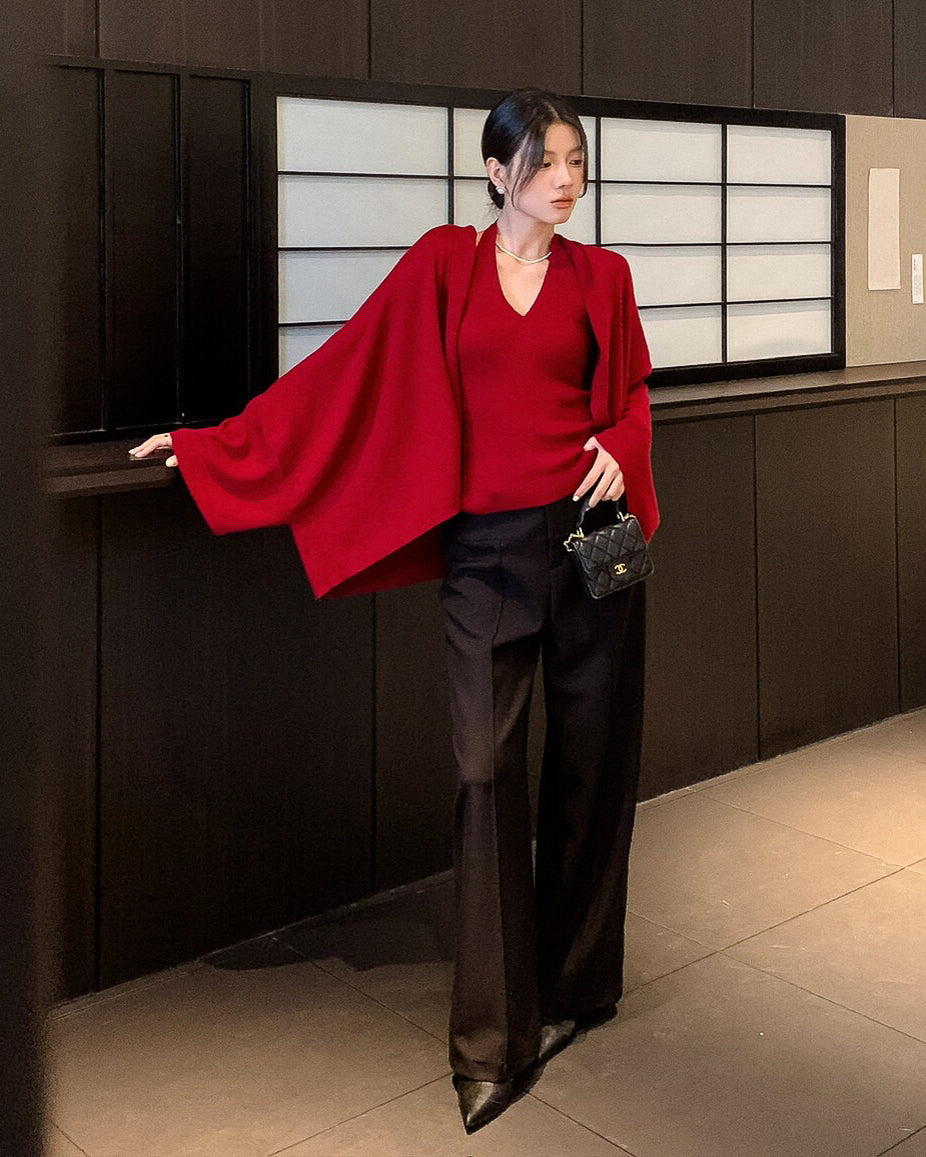 ハイウエストセンタープレスパンツ〈２color〉