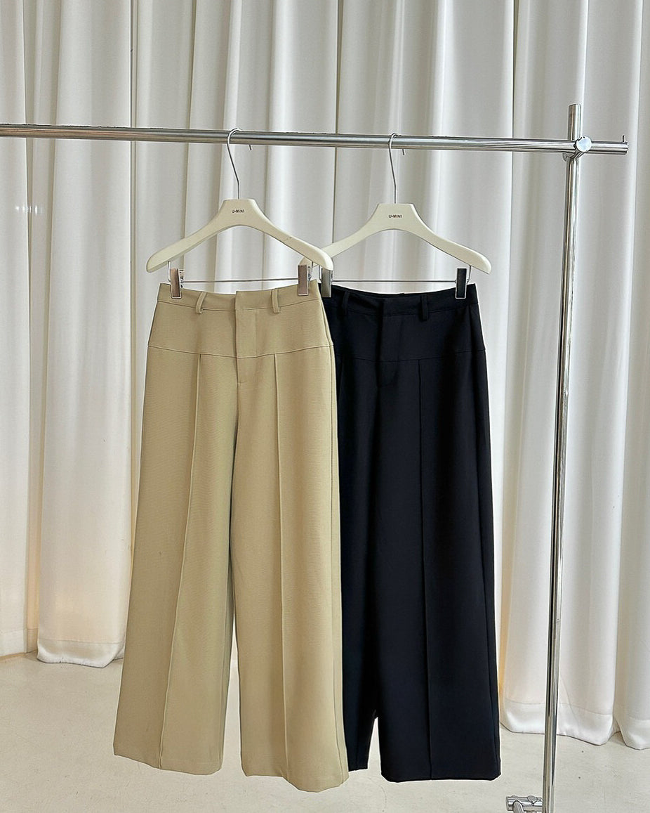 ハイウエストセンタープレスパンツ〈２color〉