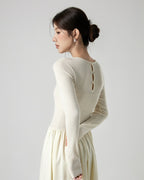 フレアスカートワンピース