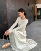 フレアスカートワンピース