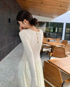 フレアスカートワンピース