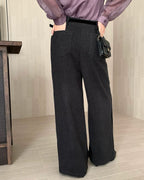 ウールデザインフレアパンツ〈3color〉