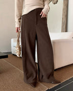 ウールデザインフレアパンツ〈3color〉