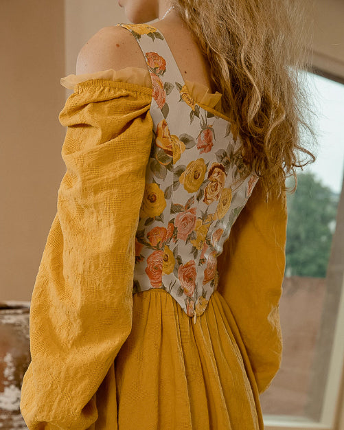 ヴィンテージ フラワーベスト