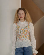 ヴィンテージ フラワーベスト