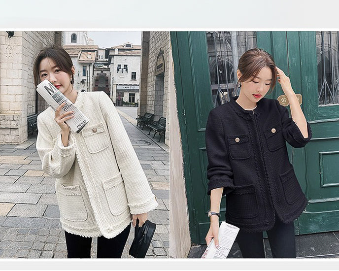 フレンチノーカラージャケット