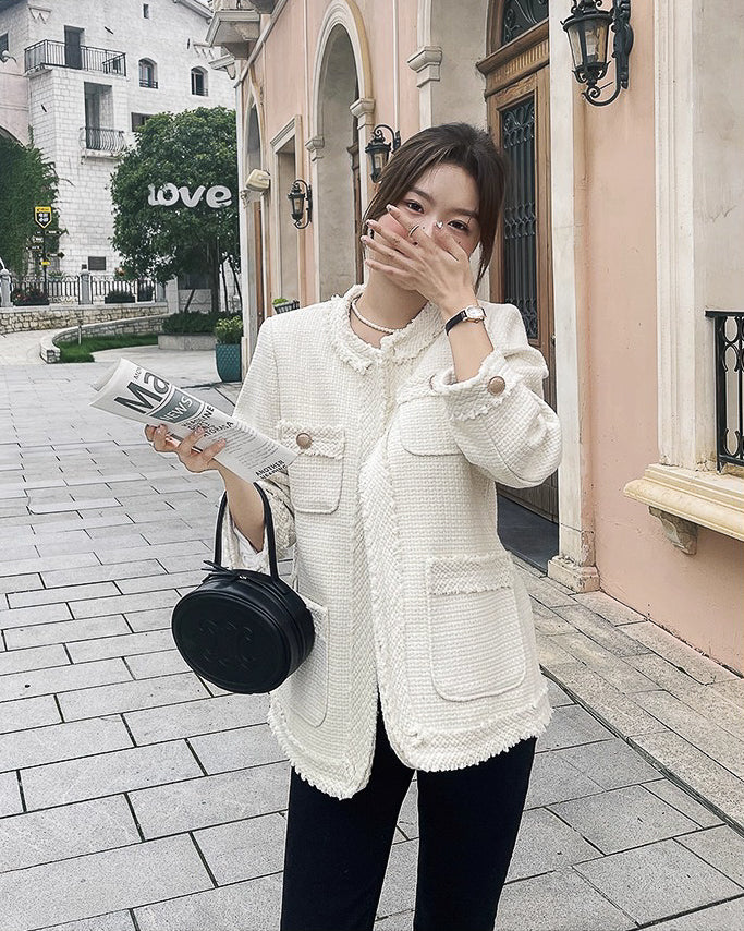 フレンチノーカラージャケット