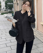 フレンチノーカラージャケット