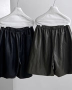 フェイクレザーミディパンツ