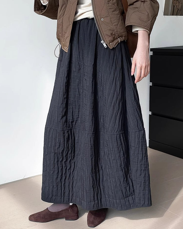 キルティングスカート〈3color〉