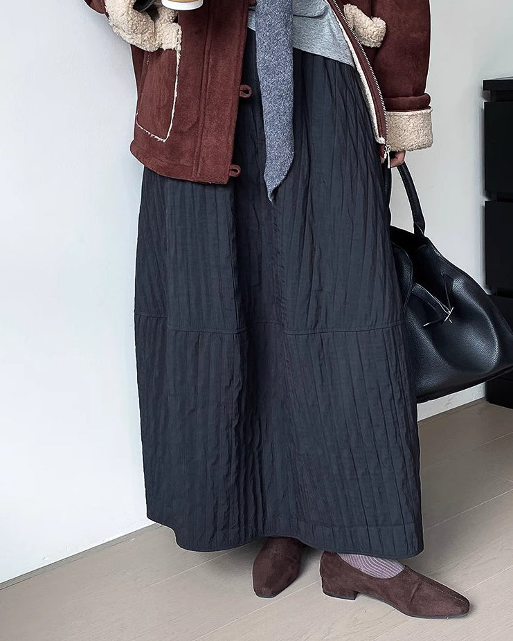 キルティングスカート〈3color〉