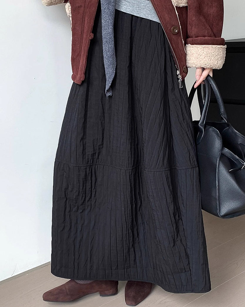 キルティングスカート〈3color〉