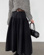 ドレープフレアスカート