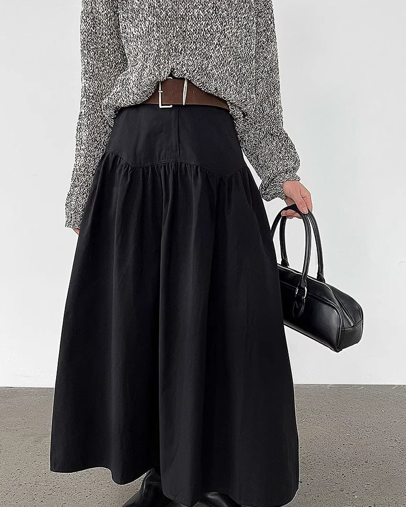 ドレープフレアスカート