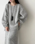 【セットアップ】ルーズシルエットニットアップ