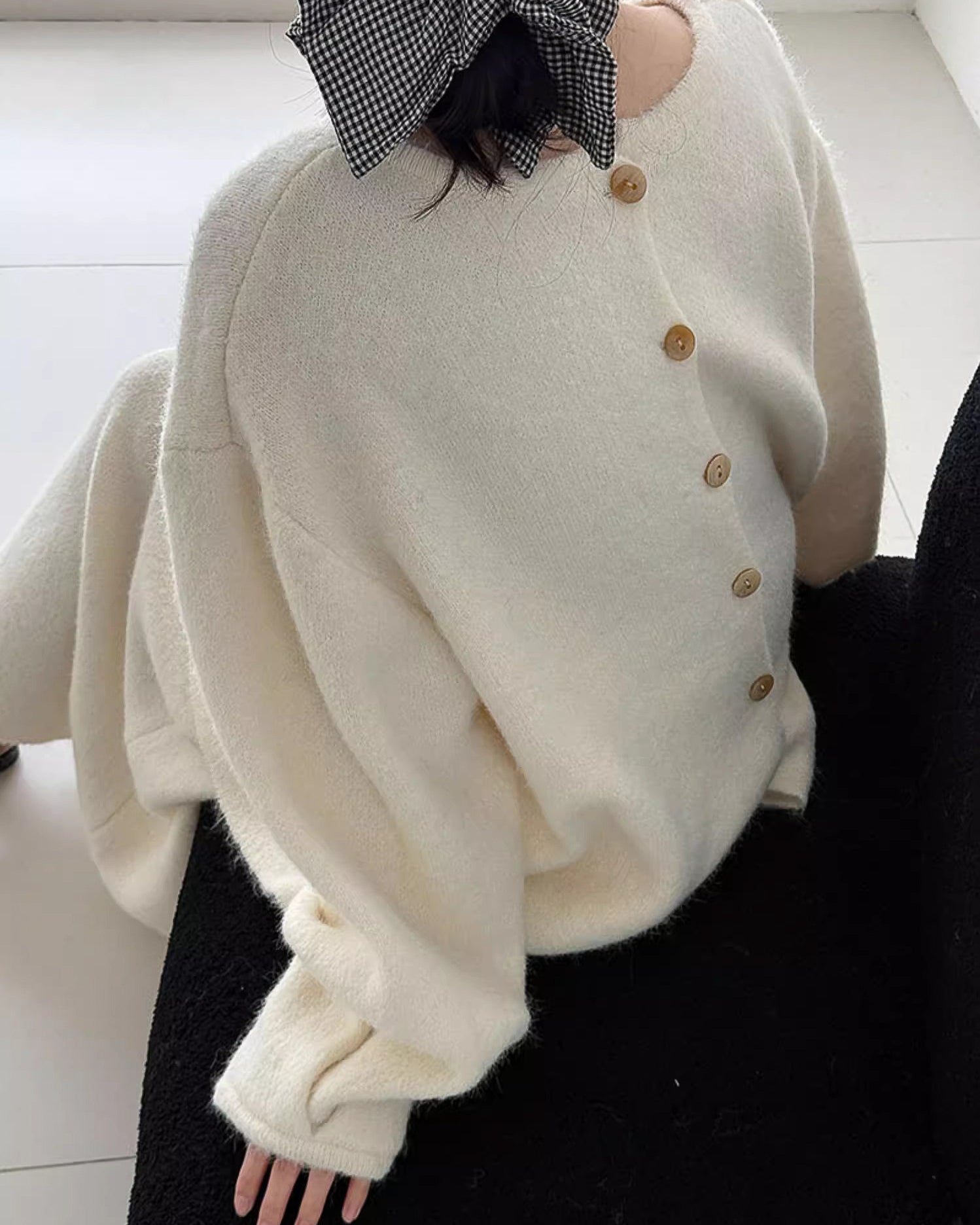 【セットアップ】ルーズシルエットニットアップ