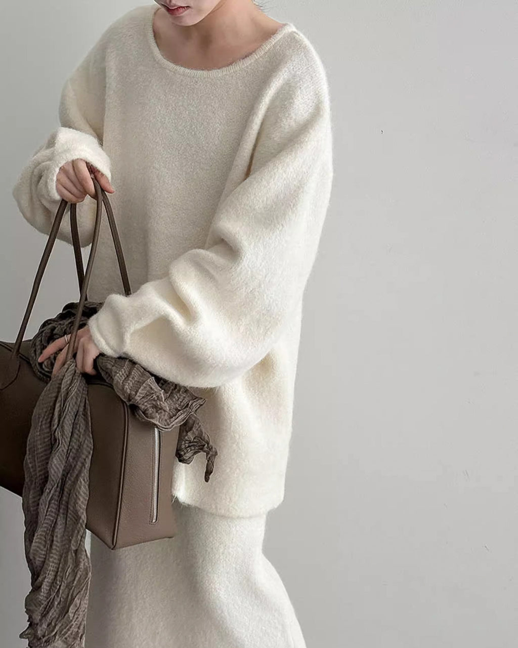 【セットアップ】ルーズシルエットニットアップ