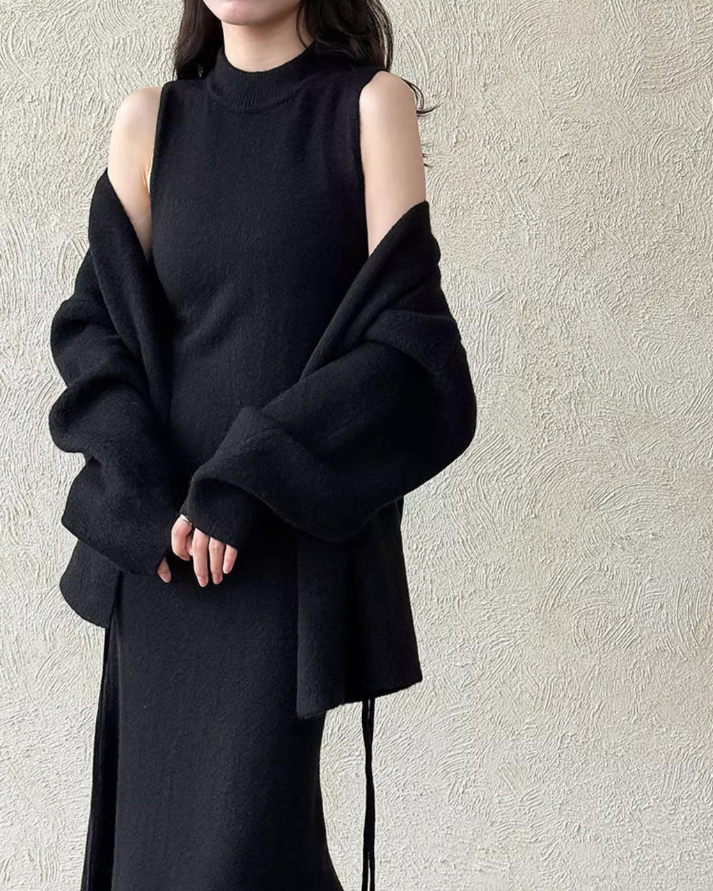 【セットアップ】ノースリーブワンピセット