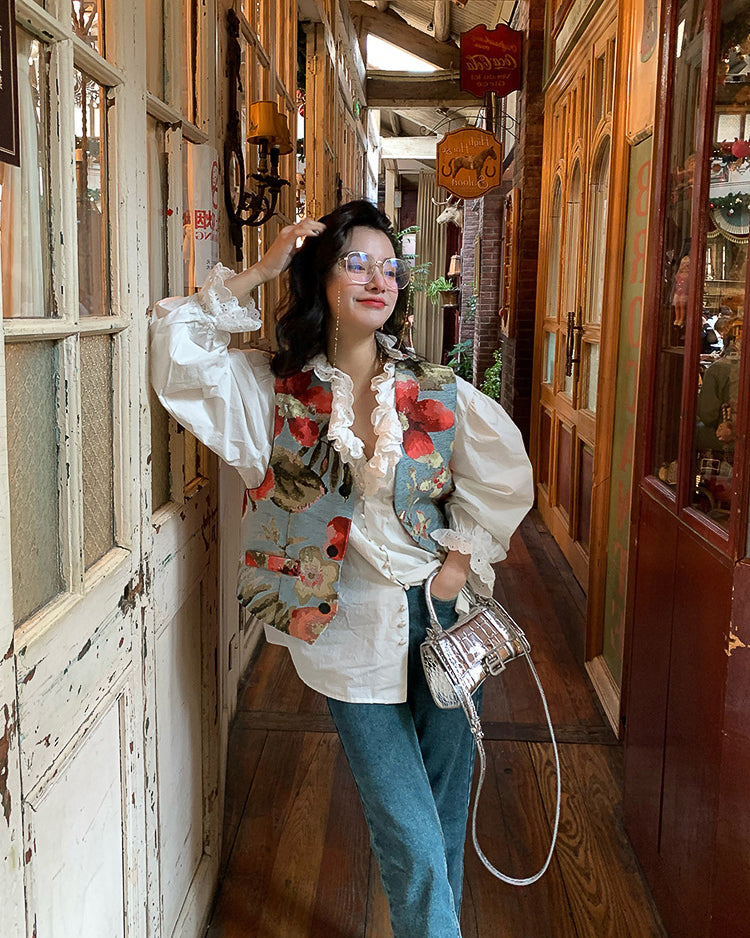 ヴィンテージ フルール ベスト